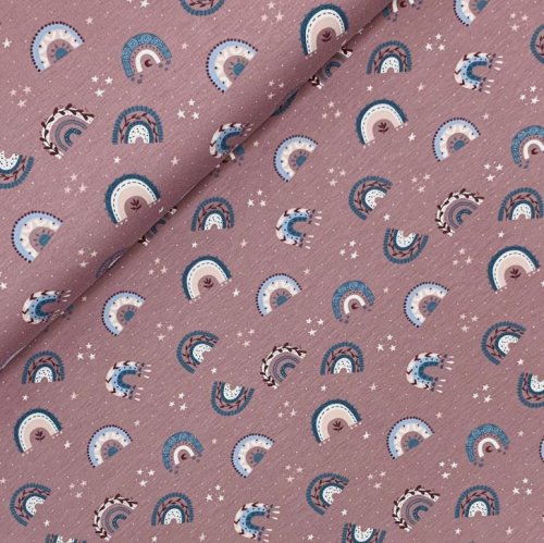 Jersey - Regenbogenwelt - dusty pink