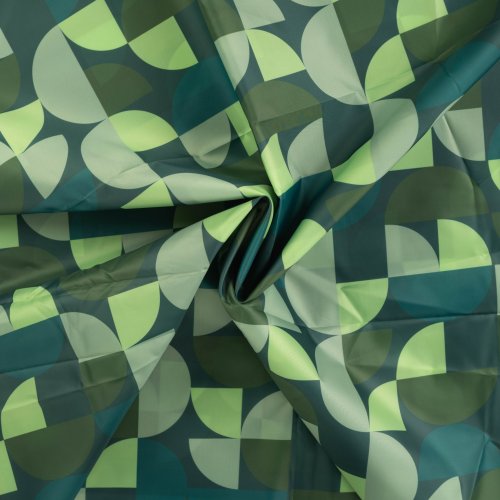 Regenstoff - wasserabweisend - Circle Parts - green