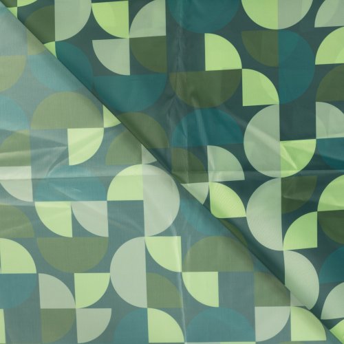 Regenstoff - wasserabweisend - Circle Parts - green