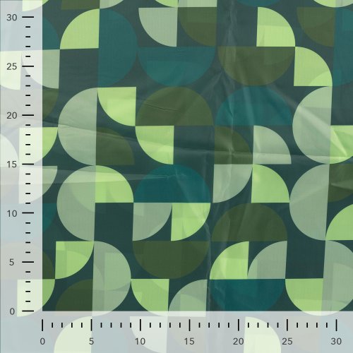 Regenstoff - wasserabweisend - Circle Parts - green
