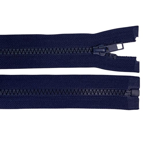 Reißverschluss - 45 cm - teilbar - dunkelblau
