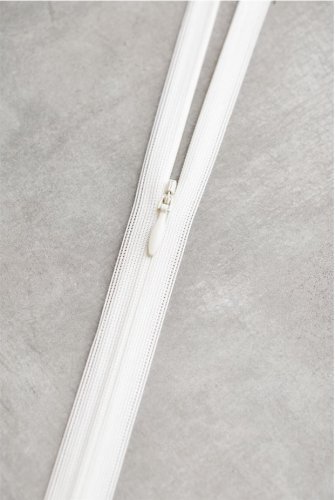 Reißverschluss - nahtverdeckt - 30cm - bright white