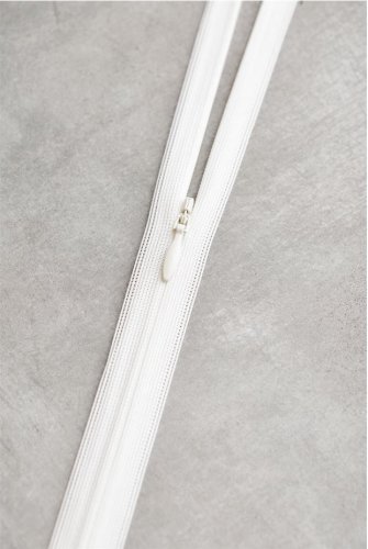 Reißverschluss - nahtverdeckt - 60cm - bright white