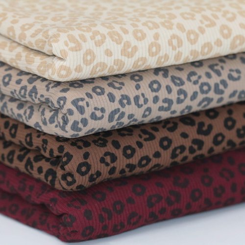 Preview: Ripp Jersey - Leopard - bordeaux