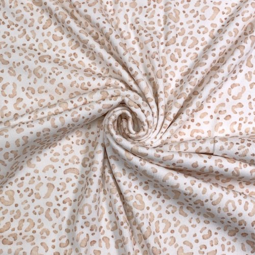 Rib Jersey - Leo - ivory/blush