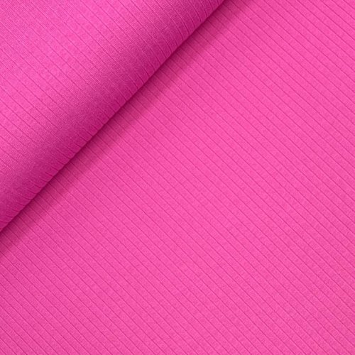 RESTSTÜCK 50cm !!! - Rippenjersey - Mandy - fuchsia