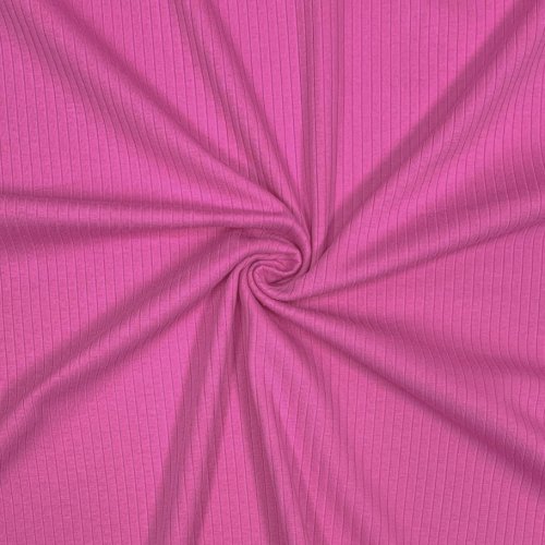 RESTSTÜCK 50cm !!! - Rippenjersey - Mandy - fuchsia