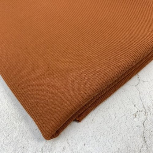 Ripp Jersey - uni - cognac