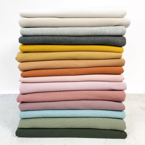 Preview: RESTSTÜCK 0,60m !!! - Ribjersey - uni - old rose