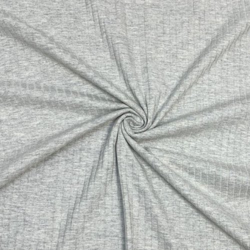 RESTSTÜCK 1,0m !!! - Rippenjersey - grey melange