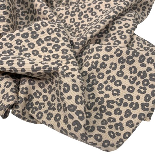 Preview: Ripp Jersey - Leopard - creme