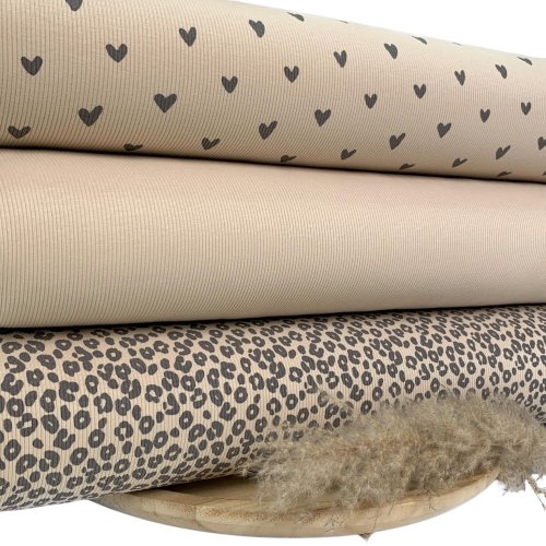 Preview: Ripp Jersey - Leopard - creme