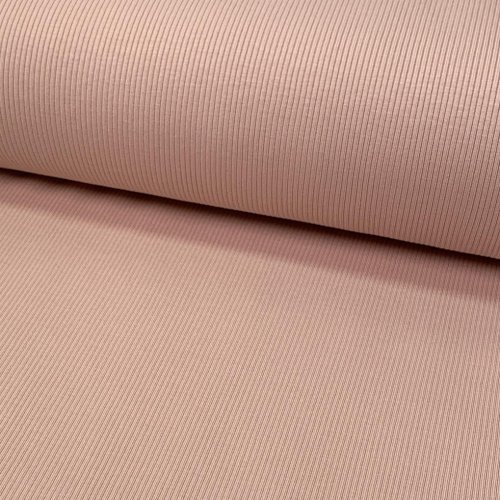 Ripp Jersey - uni - nude rose