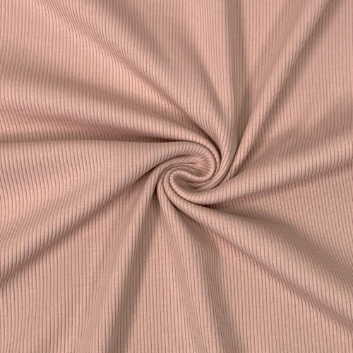 Preview: RESTSTÜCK 1,10m !!! - Ripp Jersey - uni - nude rose