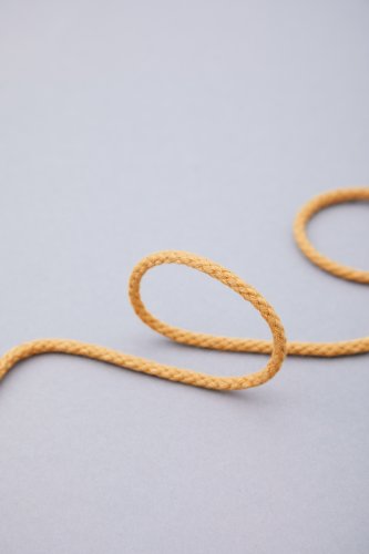 Baumwollkordel - rund - 5mm - dry mustard - Mind the Maker