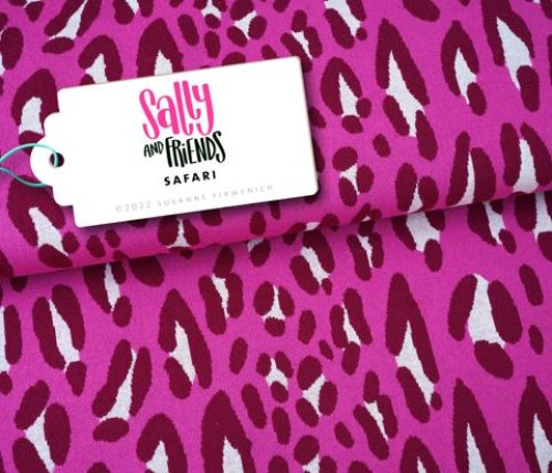 Bio Jacquard - Safari - A55/87/17 - Sally and Friends - Hamburger Liebe - Albstoffe
