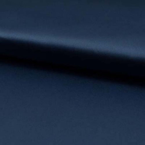 Satin - Futterstoff Stretch - denim