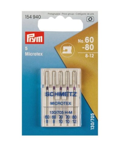 Maschinennadeln - Microtex - 60-80 - Prym