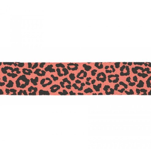 Schrägband - elastisch - Leo - 3m - dark peach