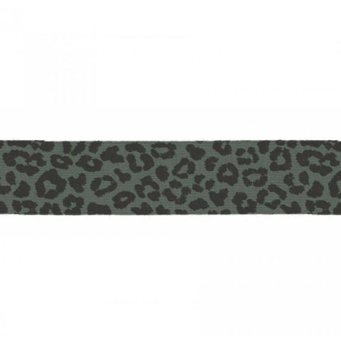 Schrägband - elastisch - Leo - 3m - khaki