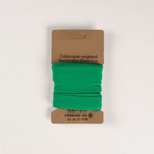 Schrägband Jersey - elastisch - grass - 3m - Matching Colours