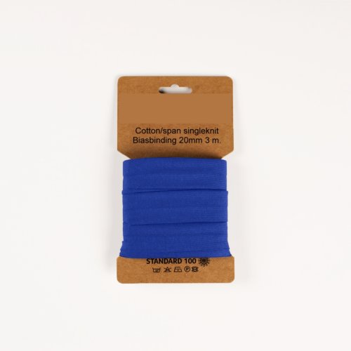 Schrägband Jersey - elastisch - royal - 3m - Matching Colours