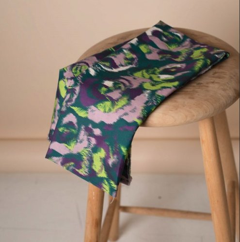 Baumwoll Popeline - Dizzy - bottle green - Mind the Maker