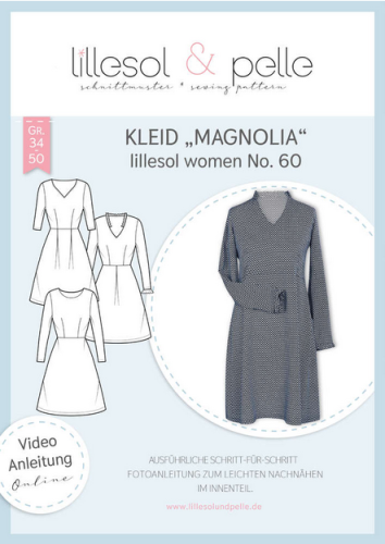 Papierschnittmuster - Kleid "Magnolia" No. 60 - Damen - Lillesol & Pelle