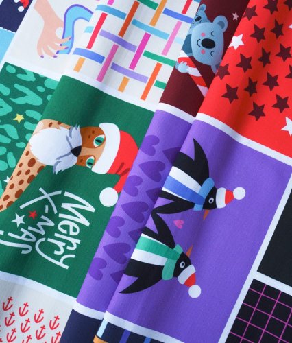 Bio Canvas - Panel - Make a wish - Wild Xmas - Hamburger Liebe - Albstoffe