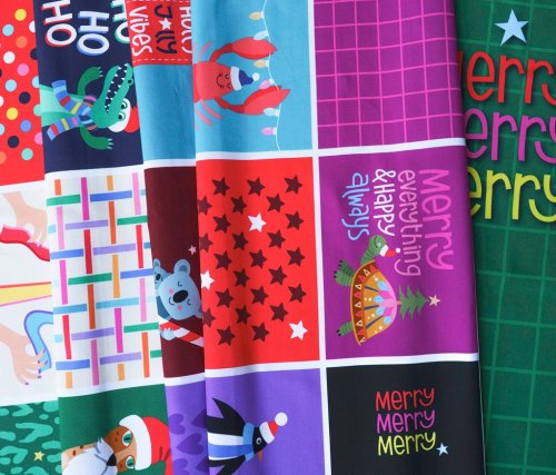 Preview: Bio Canvas - Panel - Make a wish - Wild Xmas - Hamburger Liebe - Albstoffe