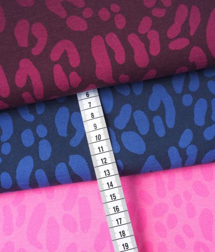 Preview: Bio Sweat - Safari Wild - Col. 02 Farbverlauf navy - Wild Xmas - Hamburger Liebe - Albstoffe