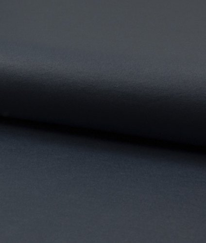 Hosenstoff Kunstleder Stretch - Bianca foil - navy