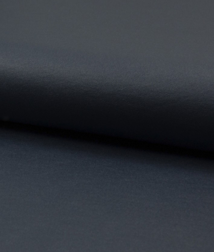 RESTSTÜCK 1,70m !!! - Hosenstoff Kunstleder Stretch - Bianca foil - navy
