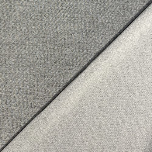 Preview: RESTSTÜCK 1,10m !!! - Scuba - Crepe - melange grey