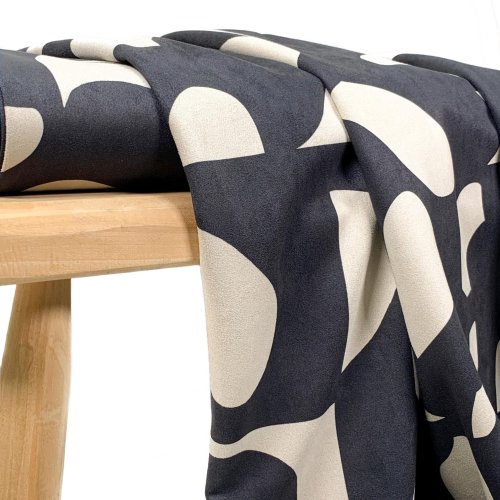 RESTSTÜCK 50cm !!! - Scuba - Nelli - dark grey/sand - Kopie