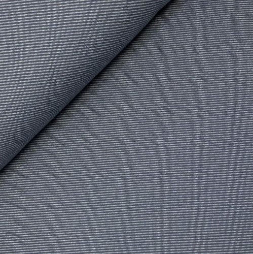 Jacquard Jersey - Serge - Streifen diagonal - grau/dunkelblau - Swafing
