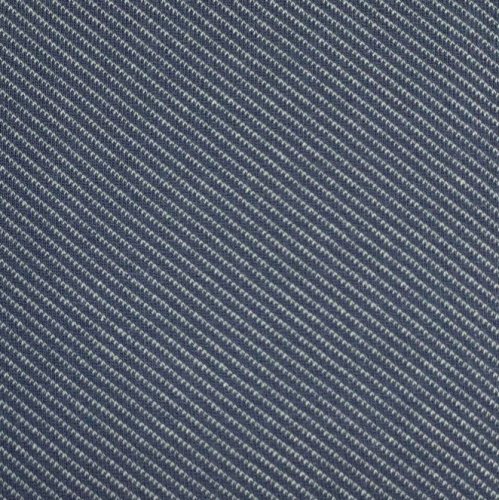 Jacquard Jersey - Serge - Streifen diagonal - grau/dunkelblau - Swafing