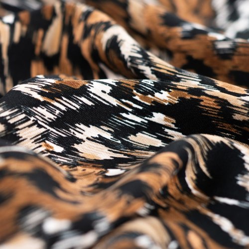 Viskose Twill - Shari Leo - sand/black