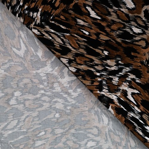 Viskose Twill - Shari Leo - sand/black