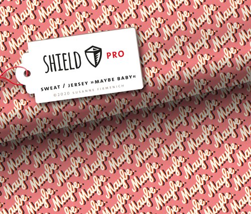 SHIELD PRO Jersey - Maybe Baby - rosa - antimikrobiell - Albstoffe - Hamburger Liebe