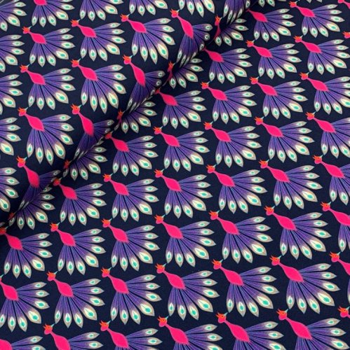 Bio Jersey - Show up and Shine - Col. 03 - blue navy - Shine - Hamburger Liebe - Albstoffe