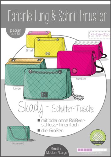 Papierschnittmuster - Skady Schulter Tasche - Damen - Kibadoo