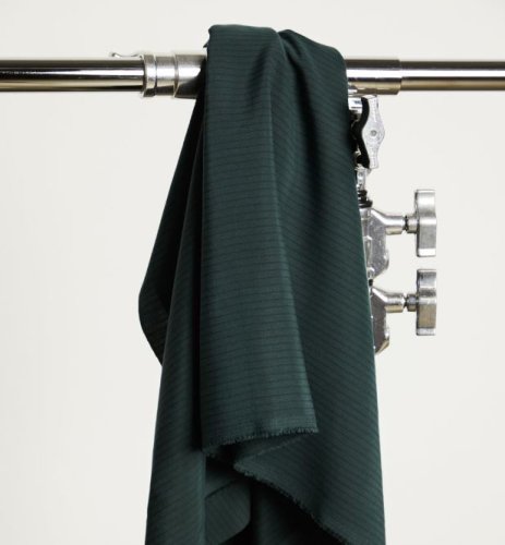 RESTSTÜCK 1.60cm !!! - Two Tone Slim Stripe mit TENCEL™ - deep green- MeetMilk