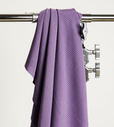 RESTSTÜCK 0,70m !!! - Two Tone Slim Stripe mit TENCEL™ - mauve - MeetMilk