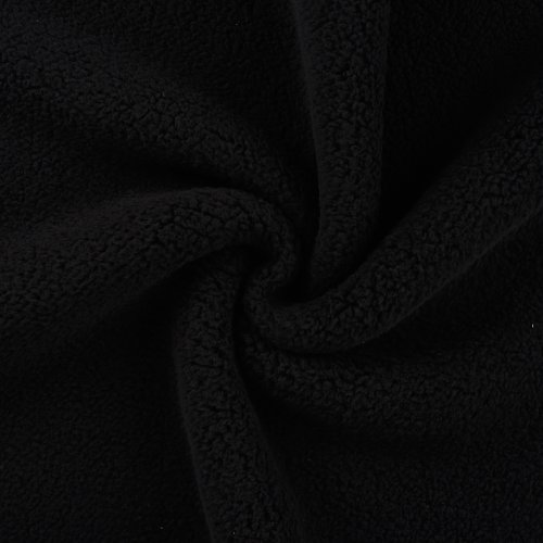 RESTSTÜCK 1,0m !!! - Soft Curly Plüsch - Fedi - black