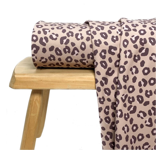 RESTSTÜCK 0,90m !!! - Softshell - Panther - dusty pink