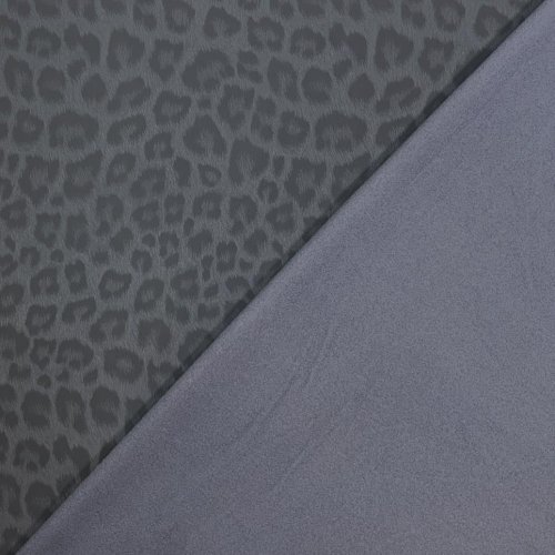 Preview: RESTSTÜCK 1,60m !!! - Softshell - Stretch - Leo Fronia - grey