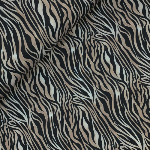 Preview: RESTSTÜCK 1,00m !!! - Softshell - Zebra - black