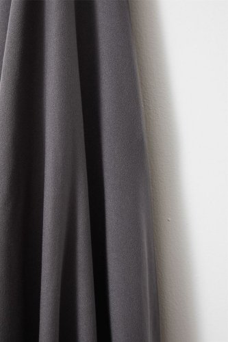 Viskose Crepe mit LENZING™ ECOVERO™ Fasern - Leia - calm grey - mind the Maker
