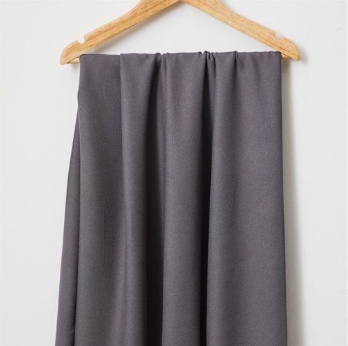 Viskose Crepe mit LENZING™ ECOVERO™ Fasern - Leia - calm grey - mind the Maker